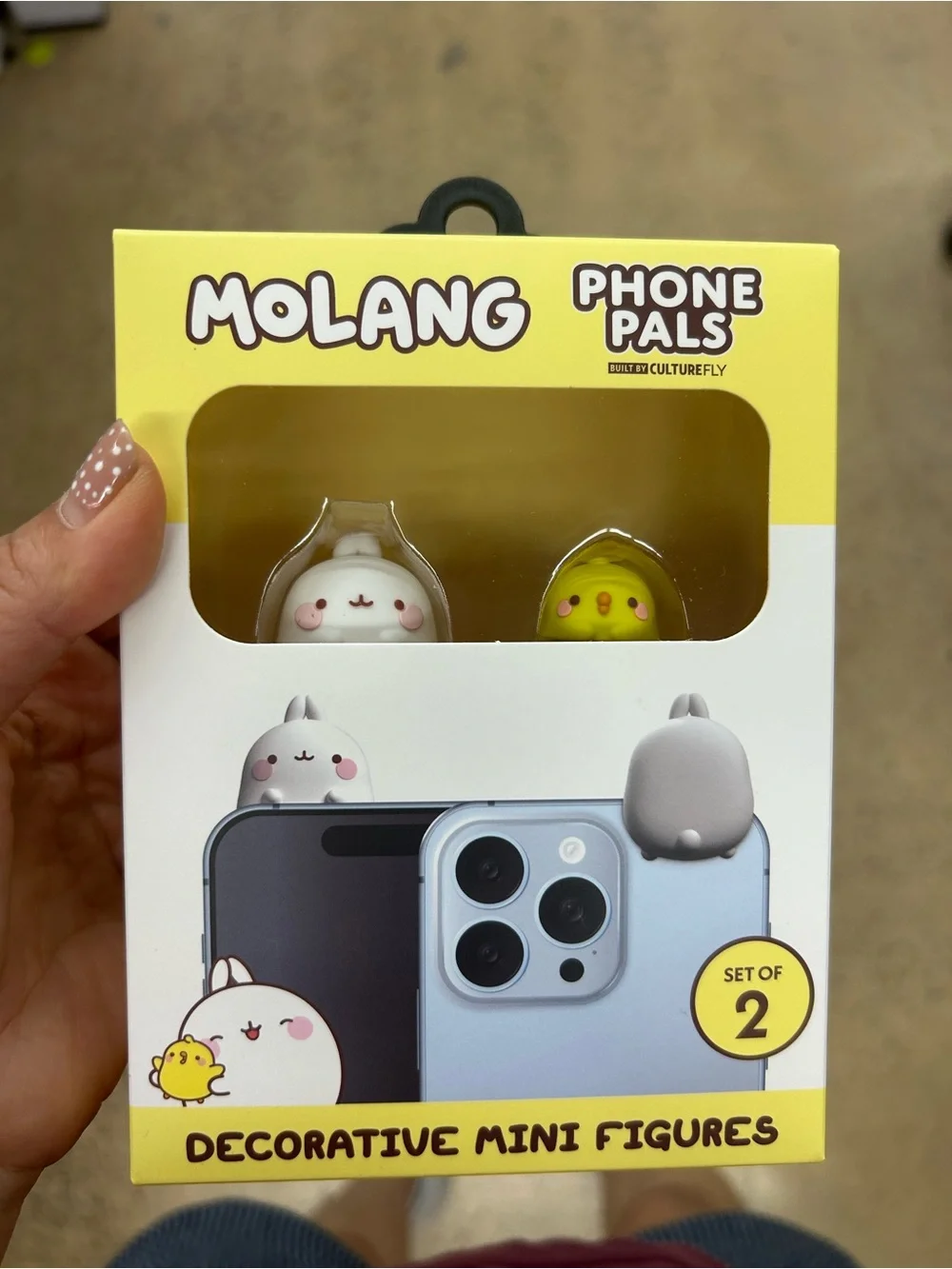 Molang Phone Pals Decorative Mini Figures (Set of 2)